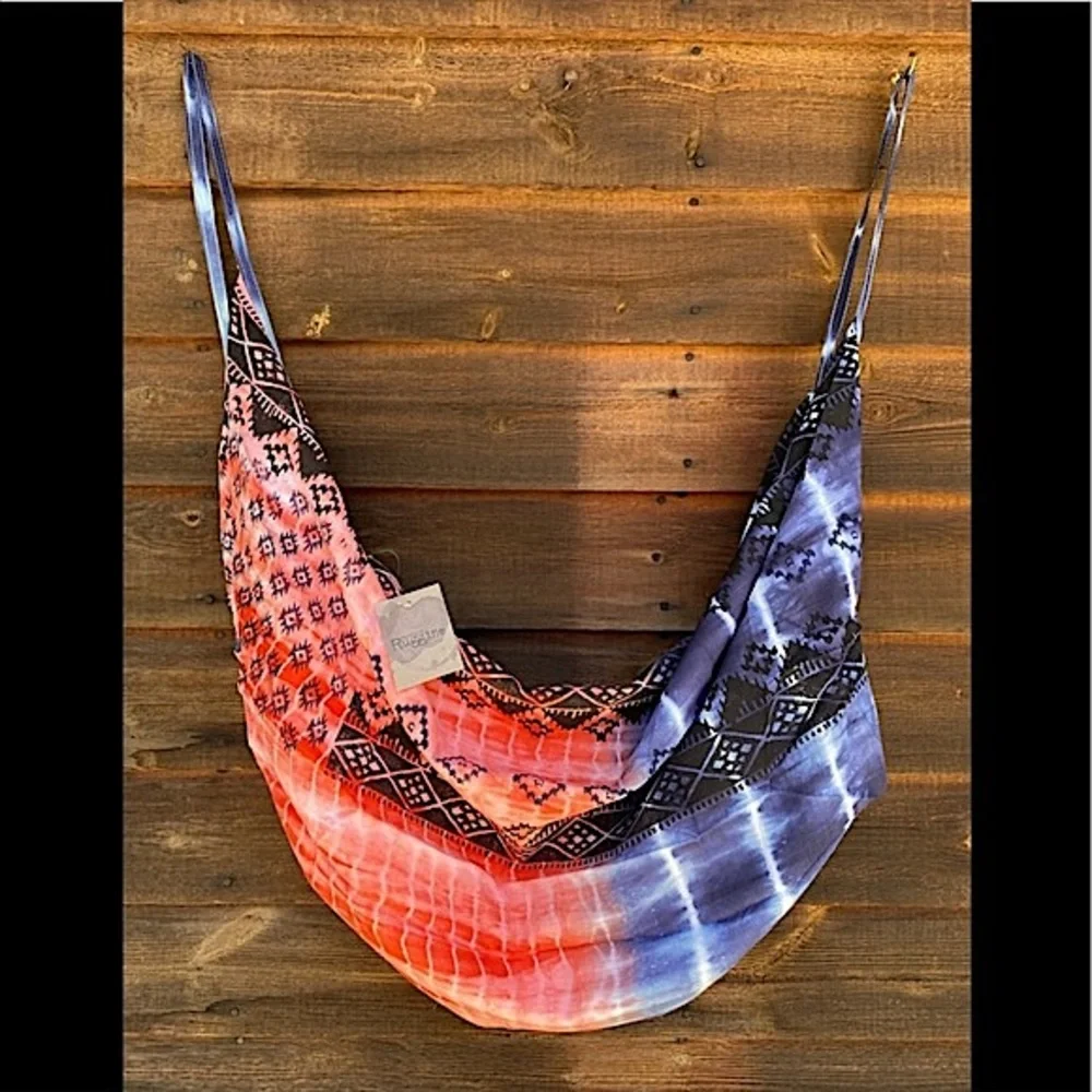 American Summer Party Soft and Sexy Full Zip Market Hobo Bag Festival Flag New